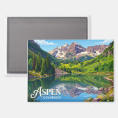 Aspen USA Magnet (Vorderseite/Rückseite)