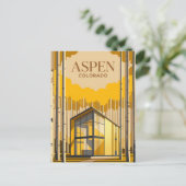 Aspen USA Postkarte (Stehend Vorderseite)