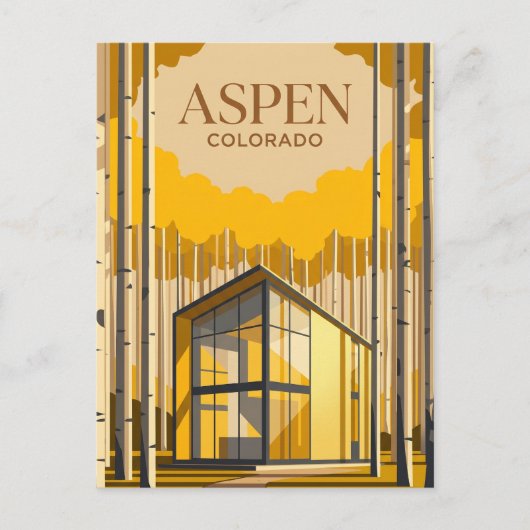 Aspen USA Postkarte (Vorderseite)