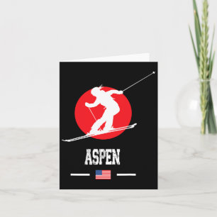 Aspen Usa Ski Resort Rocky Mountains American Skii Karte