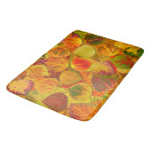 Aspen verlässt Collage festes Gemisch 1 Badematte (Schrägansicht)