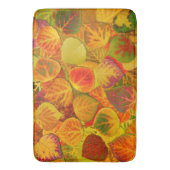 Aspen verlässt Collage festes Gemisch 1 Badematte (Vorderseite Vertikal)