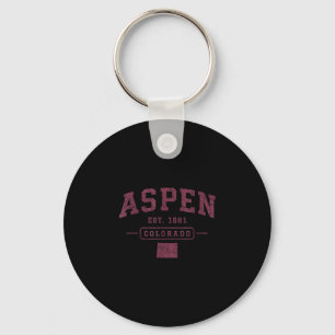 Aspen Vintage-Sport Colorado Athletik Retrolook Schlüsselanhänger