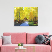 "Aspen Walkway", Herbst, überzogene Leinwand (Insitu (Wohnzimmer))