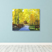 "Aspen Walkway", Herbst, überzogene Leinwand (Insitu (Holzboden))