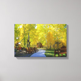 "Aspen Walkway", Herbst, überzogene Leinwand