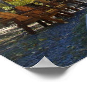 "Aspen Walkway", Portrait, Herbst Poster (Ecke)