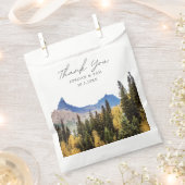 Aspen Wedding Foto Colorado Geschenktütchen (Ausgeschnitten)