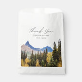 Aspen Wedding Foto Colorado Geschenktütchen (Vorderseite)