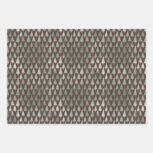 Aspen Winter Kariert Wrapping Paper Sheets Geschenkpapier Set (Vorderseite 2)