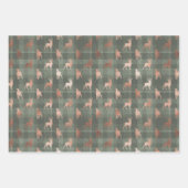 Aspen Winter Kariert Wrapping Paper Sheets Geschenkpapier Set (Vorderseite 2)