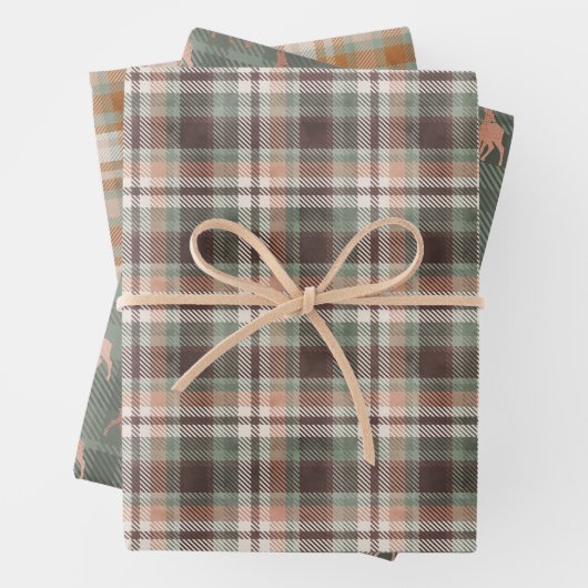 Aspen Winter Kariert Wrapping Paper Sheets Geschenkpapier Set (Beispiel)