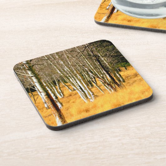 Aspenbäume Untersetzer (Linke Seite)