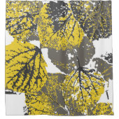 aspene Blätter Duschvorhang (Vorderseite)