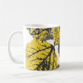 aspene Blätter Kaffeetasse (Links)