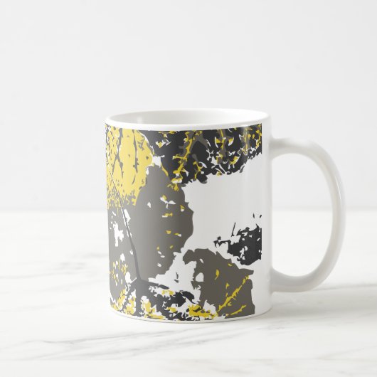 aspene Blätter Kaffeetasse (Rechts)