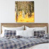 Aspens auf den Gipfeln von San Francisco Leinwanddruck (Insitu (Schlafzimmer))