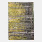 Aspens gelbes Glühen Küchentuch (Vertikal)