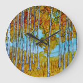 Aspens Große Wanduhr (Vorderseite)