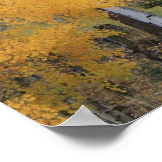 Aspens in Taos Pines Poster (Ecke)