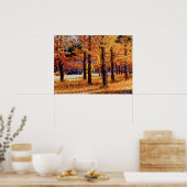 Aspens of Colorado in Vibrant Autumn Splendor Poster (Küche)