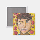 Aspens Selbstporträt Magnet (Vorderseite/Rückseite)