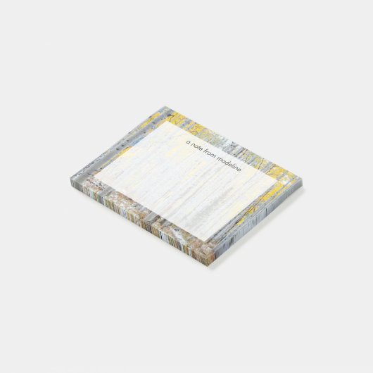 Aspenwald im Herbst Post-it Klebezettel (angewinkelt)