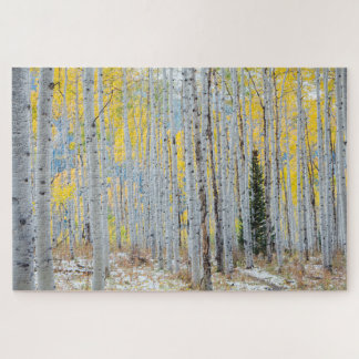 Aspenwald im Herbst Puzzle