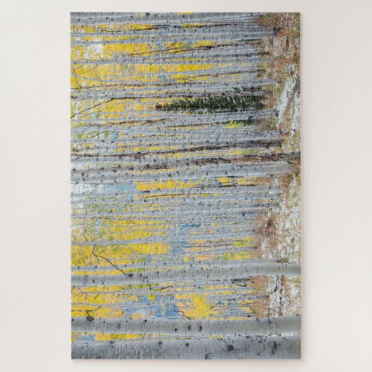 Aspenwald im Herbst Puzzle (Vertikal)