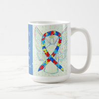 Asperger-Störung Puzzle Awareness Ribbon-Tasse