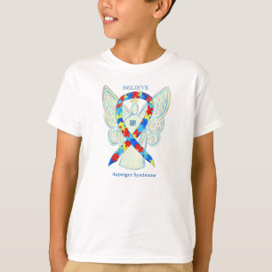 Asperger-Syndrom Bewusstseins-Schleife Engel-Shirt T-Shirt