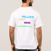 ASPERGER SYNDROM, FANTASTISCH, EINZIGARTIG, T-Shirt (Rückseite)