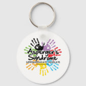 Asperger-Syndrom-Handprint Schlüsselanhänger (Vorderseite)