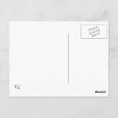 Asperger-Syndrom ist sich bewusst und vorsichtig! Postkarte (Rückseite)