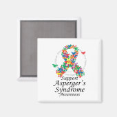 Asperger-Syndrom Magnet (Vorderseite/Rückseite)