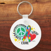 Asperger-Syndrom PLC Schlüsselanhänger (Vorderseite)