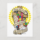 Asperger-Syndrom Postkarte (Vorderseite)