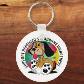 Asperger-Syndrom Schlüsselanhänger (Vorderseite)