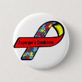 Aspergers Bewusstsein Button (Vorderseite)
