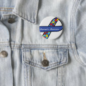 Aspergers Bewusstseins-Band Button (Beispiel)