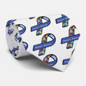 Aspergers Bewusstseins-Band Krawatte (Gerollt)