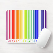 Aspergers Code Mousepad (Mit Mouse)