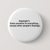 Aspergers Gang Button (Vorderseite)
