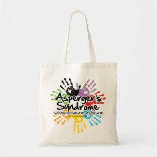 Aspergers Syndrom Handprint Tragetasche