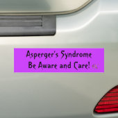 Aspergers Syndrom ist bewusst und Sorgfalt! Autoaufkleber (Auf Auto)
