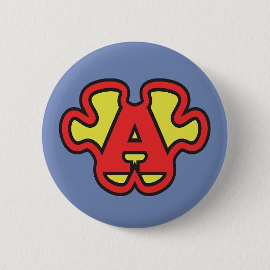 Aspergers-Syndrom SuperASPIE jigsaw my Superpower Button (Vorderseite)