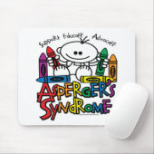 Aspergers Syndrom-Zeichenstifte Mousepad (Mit Mouse)
