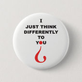 Aspergers Syndrome Awareness außerhalb des Box-Abz Button (Vorderseite)