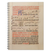 Asperges me - Gregoriant Chant Mittelalterliches M Notizblock (Vorderseite)
