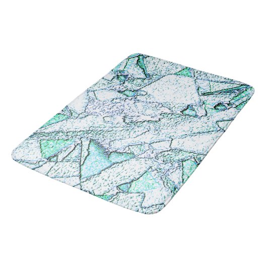 Áspero como rocha, num misto de ciano e menta badematte (Schrägansicht)